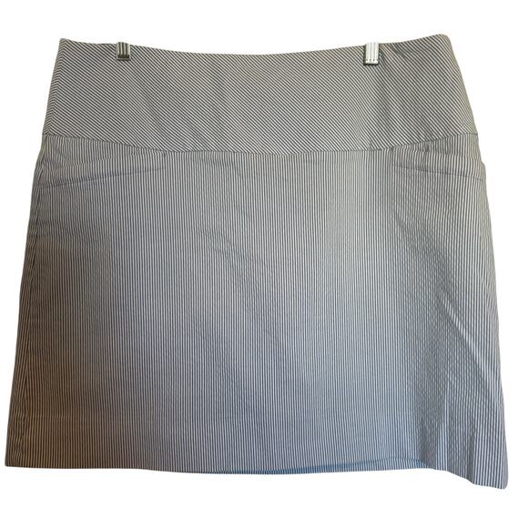 SC & Co skort blue and white stripe size XL - Picture 1 of 7